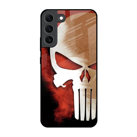 Red Skull Samsung Galaxy S22 5G Glass Back Cover Online