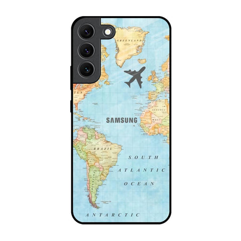 Fly Around The World Samsung Galaxy S22 5G Glass Back Cover Online