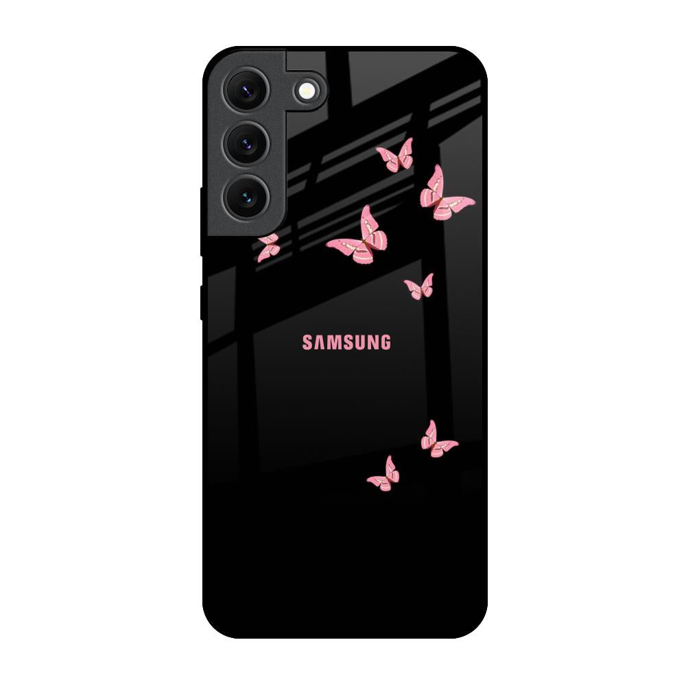 Fly Butterfly Samsung Galaxy S22 5G Glass Back Cover Online