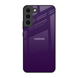 Dark Purple Samsung Galaxy S22 5G Glass Back Cover Online