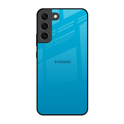 Blue Aqua Samsung Galaxy S22 5G Glass Back Cover Online