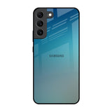 Sea Theme Gradient Samsung Galaxy S22 5G Glass Back Cover Online