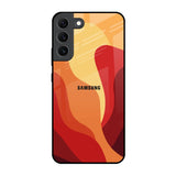 Magma Color Pattern Samsung Galaxy S22 5G Glass Back Cover Online