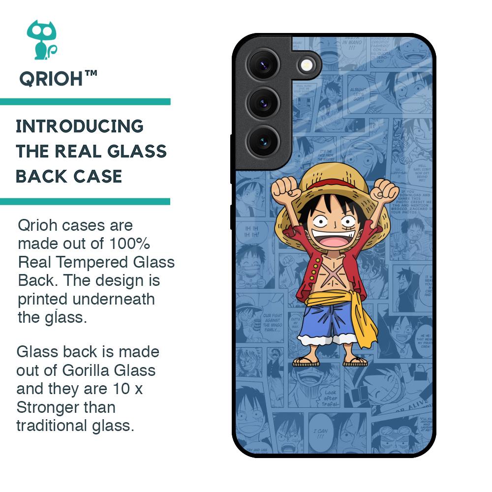 Chubby Anime Glass Case for Samsung Galaxy S22 5G