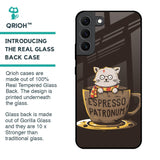 Tea With Kitty Glass Case For Samsung Galaxy S22 5G
