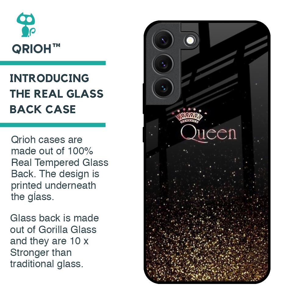 I Am The Queen Glass Case for Samsung Galaxy S22 5G