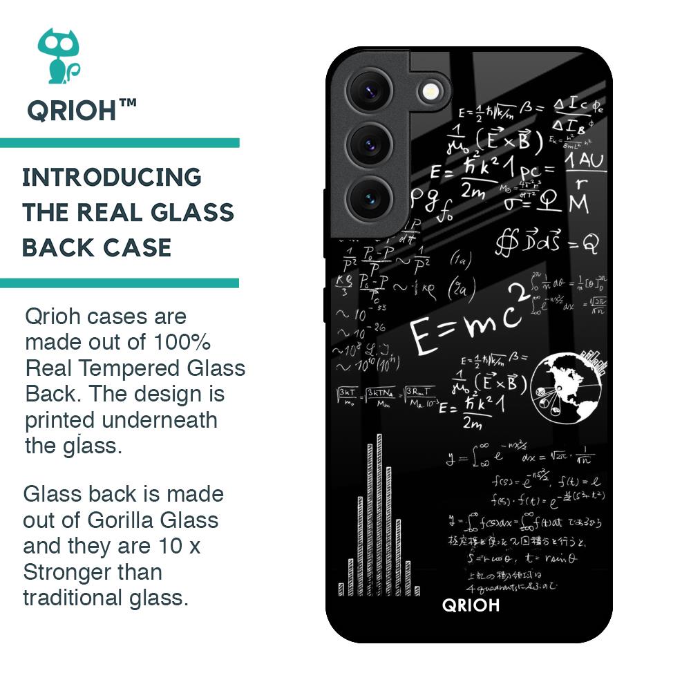 Funny Math Glass Case for Samsung Galaxy S22 5G