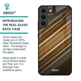 Diagonal Slash Pattern Glass Case for Samsung Galaxy S22 5G