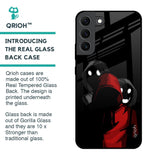 Shadow Character Glass Case for Samsung Galaxy S22 5G