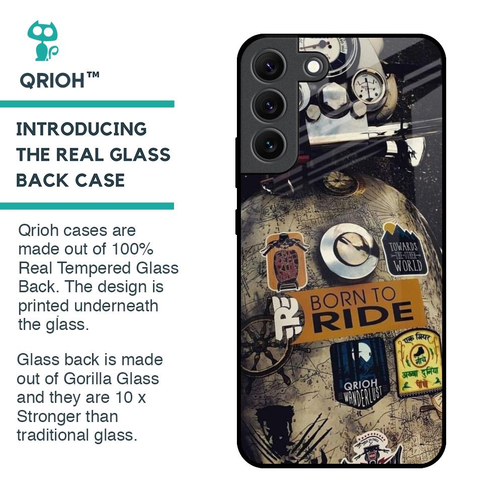 Ride Mode On Glass Case for Samsung Galaxy S22 5G