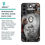 Royal Bike Glass Case for Samsung Galaxy S22 5G