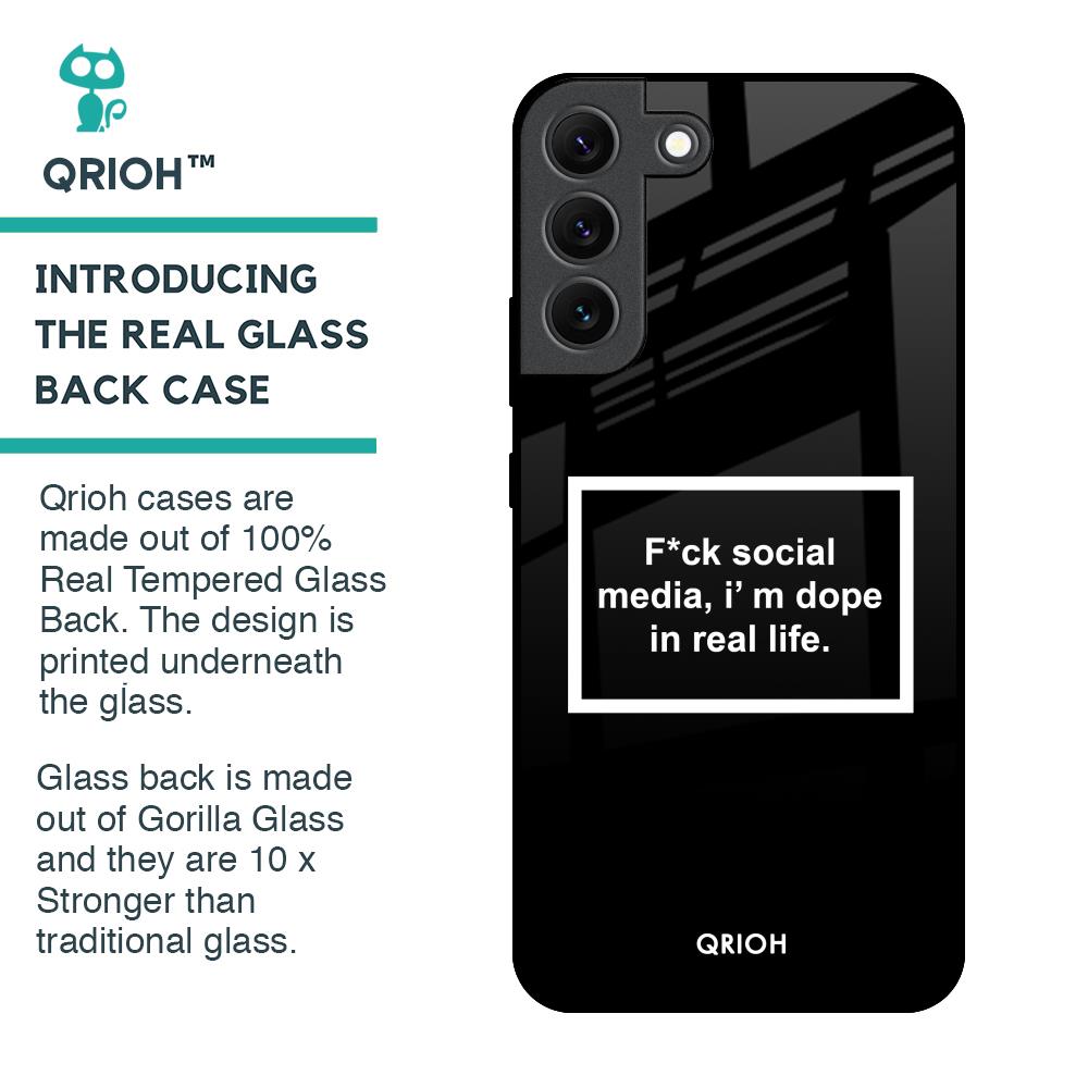 Dope In Life Glass Case for Samsung Galaxy S22 5G