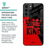 I Am A King Glass Case for Samsung Galaxy S22 5G