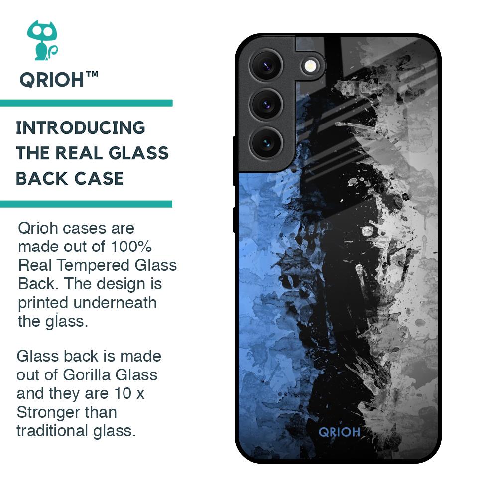 Dark Grunge Glass Case for Samsung Galaxy S22 5G