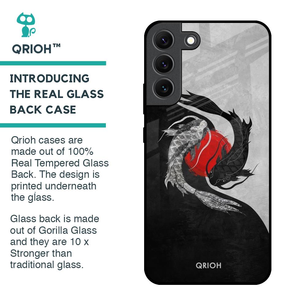 Japanese Art Glass Case for Samsung Galaxy S22 5G