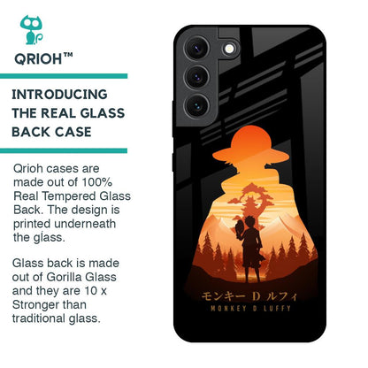 Luffy One Piece Glass Case for Samsung Galaxy S22 5G