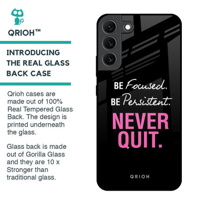 Be Focused Glass Case for Samsung Galaxy S22 5G
