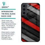 Soft Wooden Texture Glass Case for Samsung Galaxy S22 5G