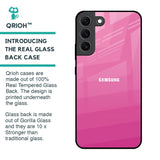 Pink Ribbon Caddy Glass Case for Samsung Galaxy S22 5G