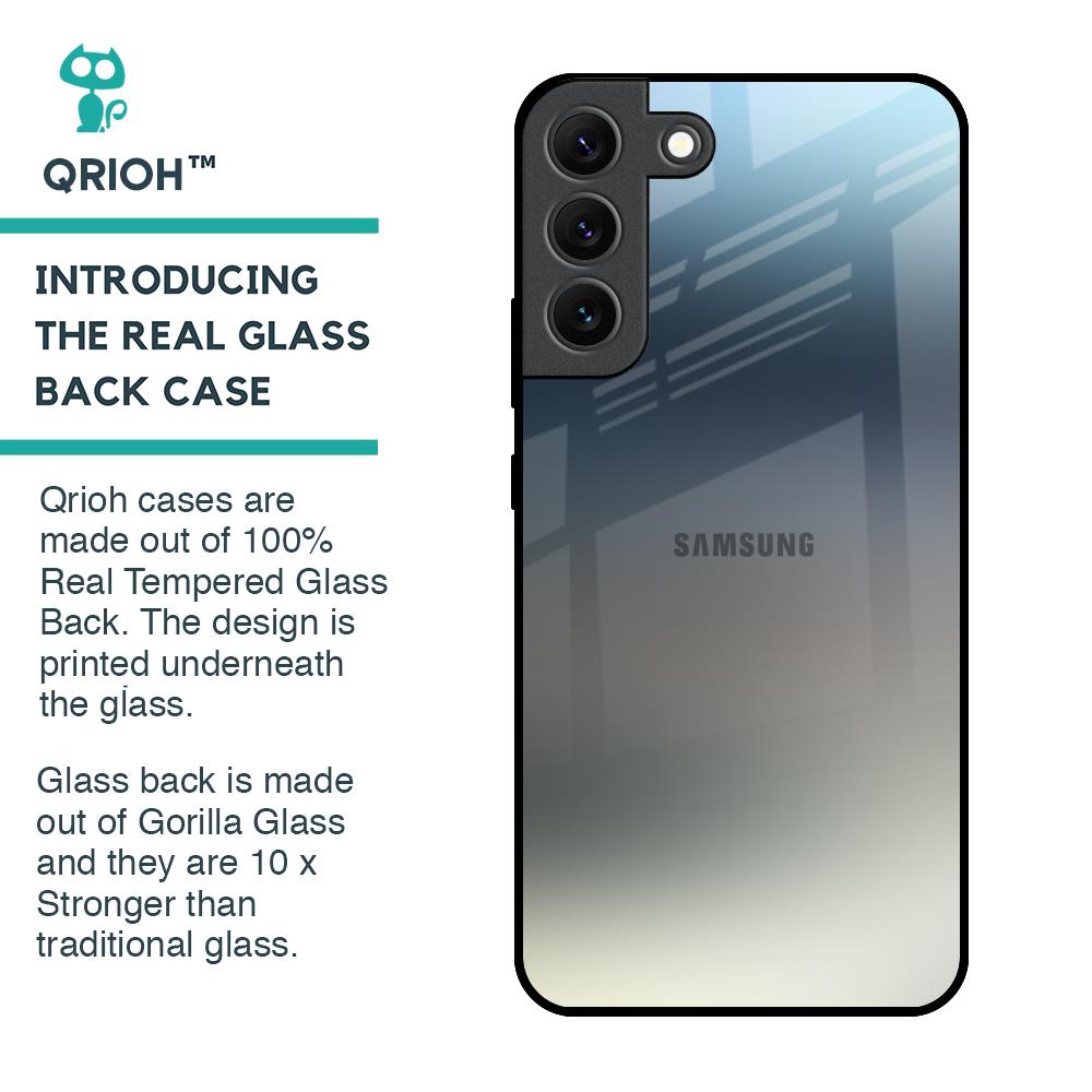 Tricolor Ombre Glass Case for Samsung Galaxy S22 5G