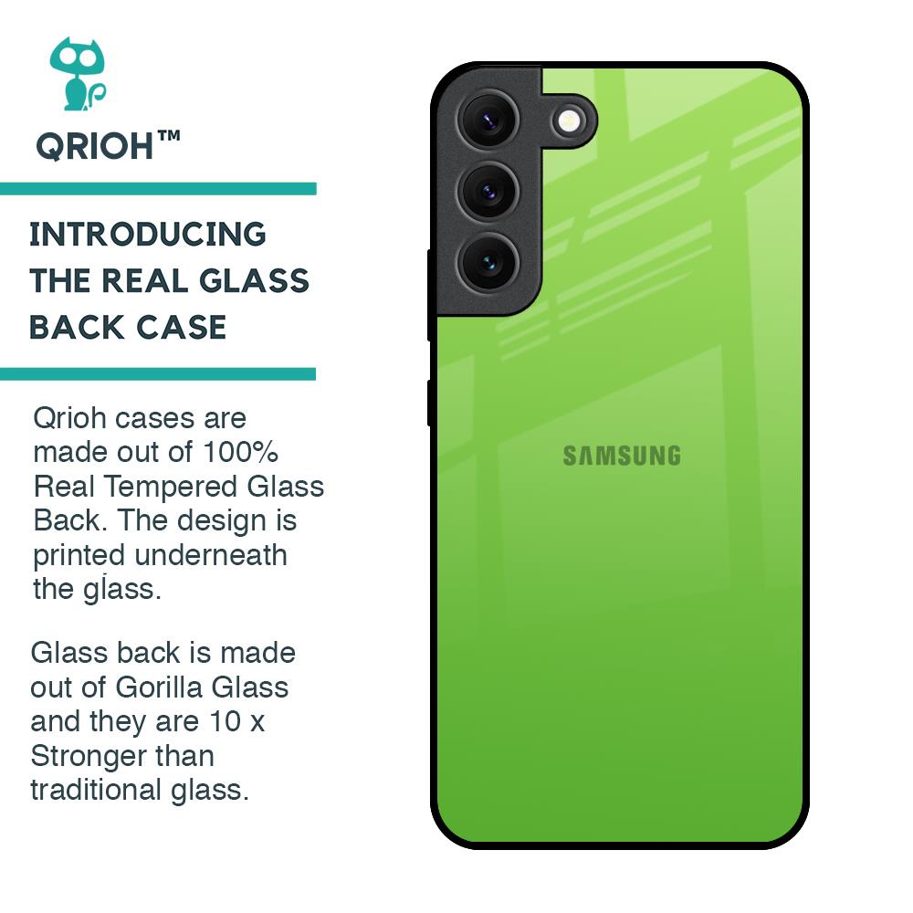 Paradise Green Glass Case For Samsung Galaxy S22 5G