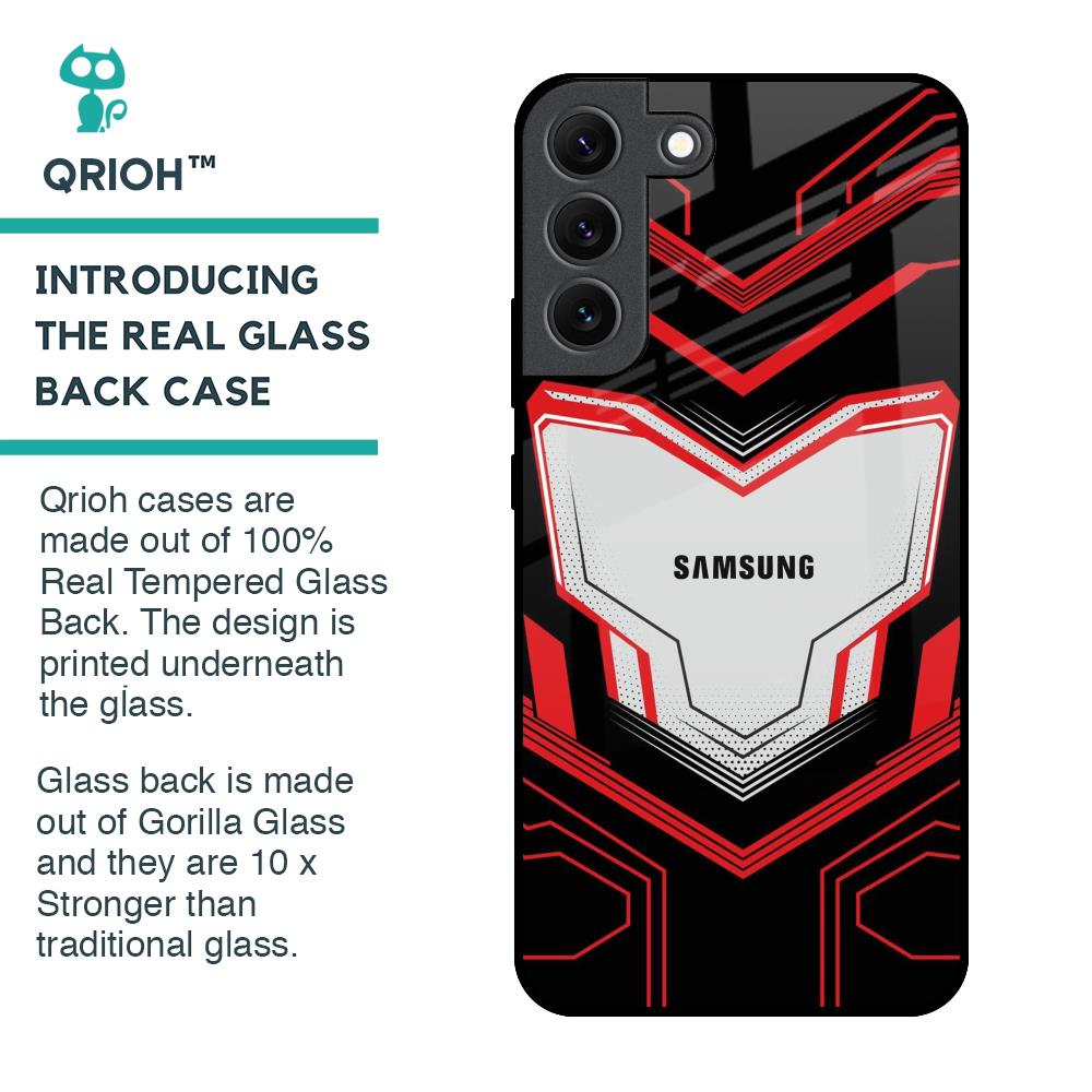 Quantum Suit Glass Case For Samsung Galaxy S22 5G