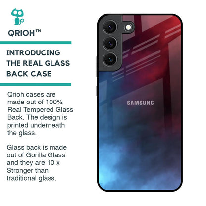 Smokey Watercolor Glass Case for Samsung Galaxy S22 5G