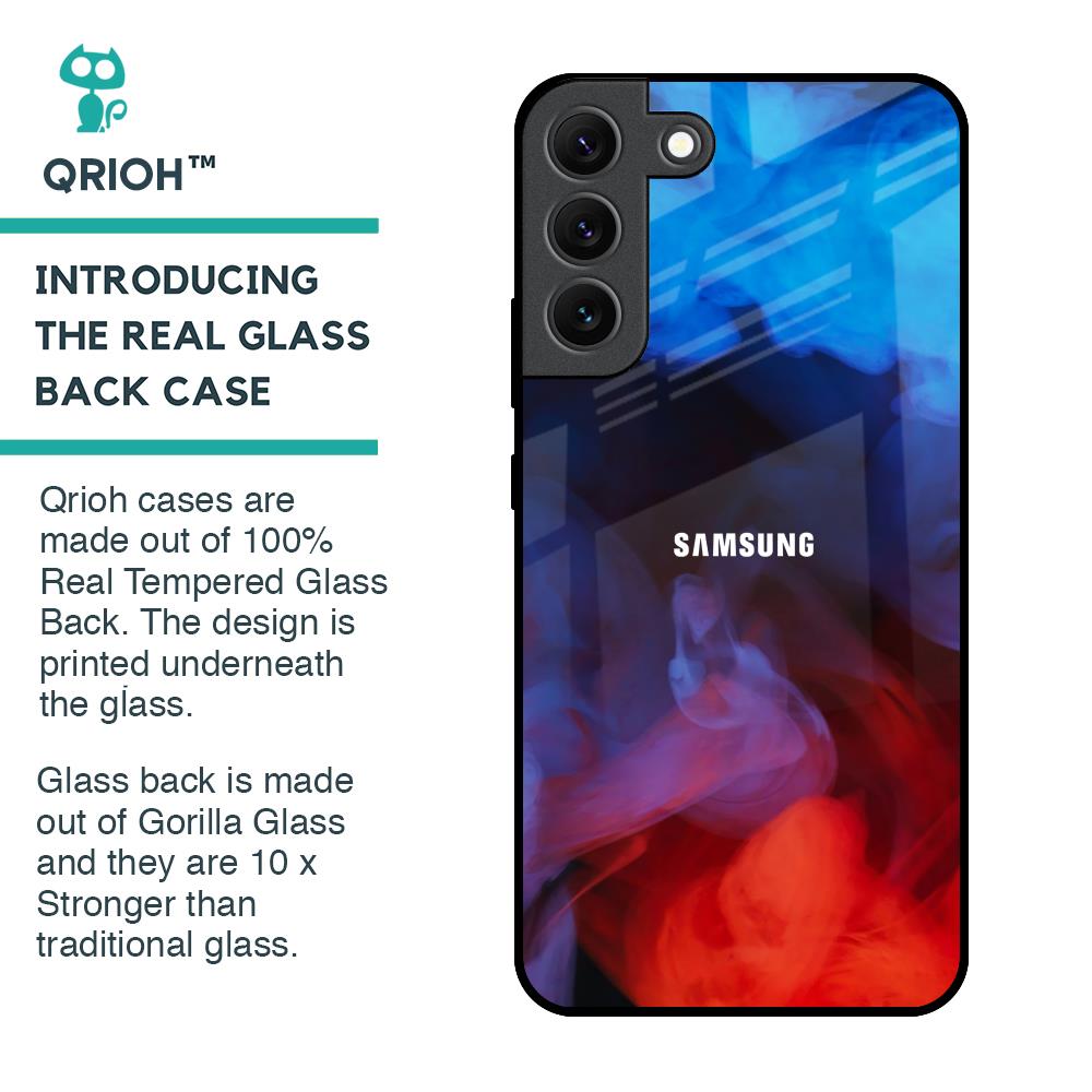 Dim Smoke Glass Case for Samsung Galaxy S22 5G