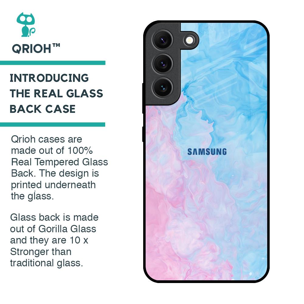 Mixed Watercolor Glass Case for Samsung Galaxy S22 5G