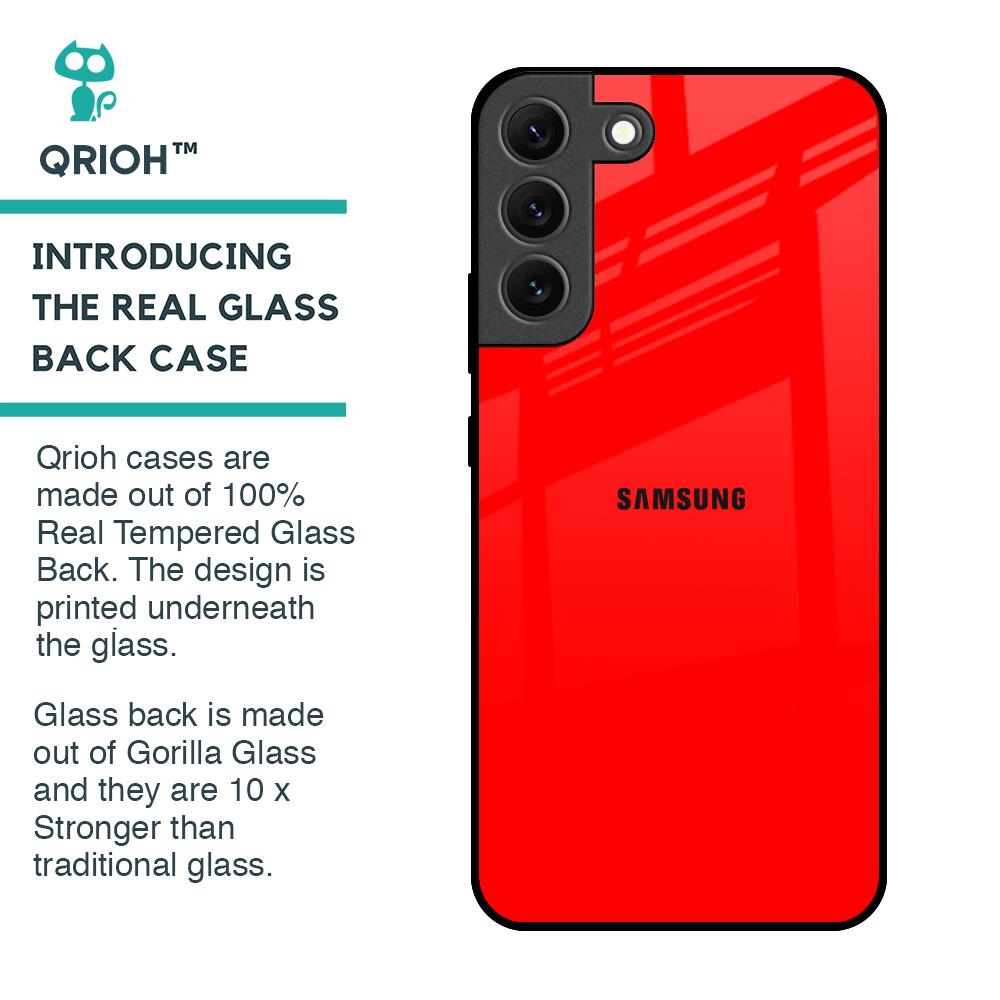 Blood Red Glass Case for Samsung Galaxy S22 5G