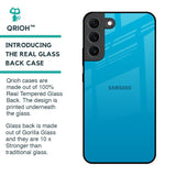 Blue Aqua Glass Case for Samsung Galaxy S22 5G