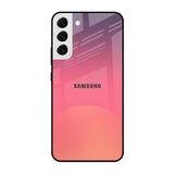 Sunset Orange Samsung Galaxy S22 5G Glass Cases & Covers Online