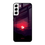 Morning Red Sky Samsung Galaxy S22 5G Glass Cases & Covers Online