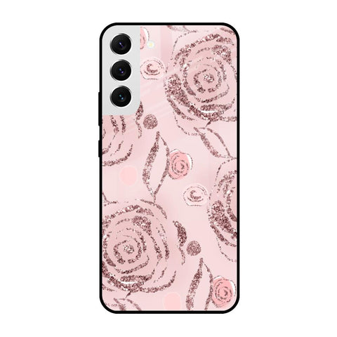Shimmer Roses Samsung Galaxy S22 5G Glass Cases & Covers Online