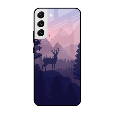 Deer In Night Samsung Galaxy S22 5G Glass Cases & Covers Online