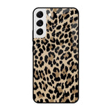 Leopard Seamless Samsung Galaxy S22 5G Glass Cases & Covers Online