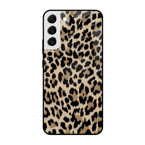 Leopard Seamless Samsung Galaxy S22 5G Glass Cases & Covers Online