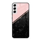 Marble Texture Pink Samsung Galaxy S22 5G Glass Cases & Covers Online