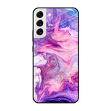 Cosmic Galaxy Samsung Galaxy S22 5G Glass Cases & Covers Online