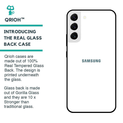 Arctic White Glass Case for Samsung Galaxy S22 5G