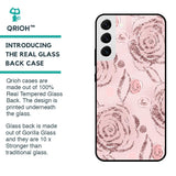 Shimmer Roses Glass case for Samsung Galaxy S22 5G