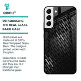 Dark Abstract Pattern Glass Case For Samsung Galaxy S22 5G