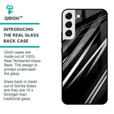 Black & Grey Gradient Glass Case For Samsung Galaxy S22 5G