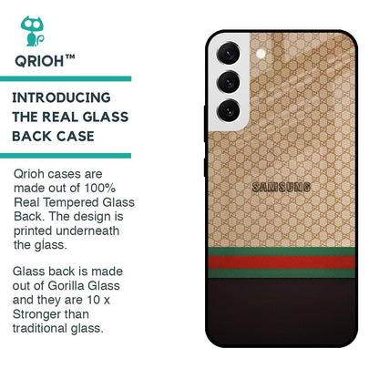 High End Fashion Glass case for Samsung Galaxy S22 5G