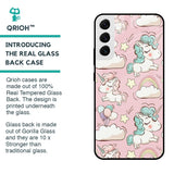 Balloon Unicorn Glass case for Samsung Galaxy S22 5G
