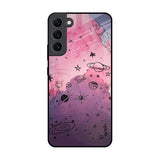 Space Doodles Samsung Galaxy S22 Plus 5G Glass Back Cover Online