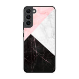 Marble Collage Art Samsung Galaxy S22 Plus 5G Glass Back Cover Online