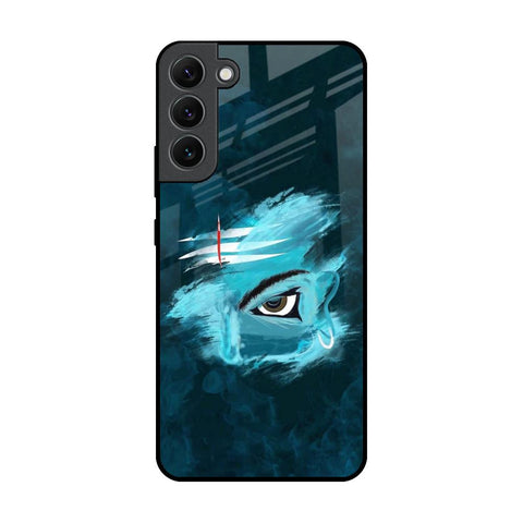 Power Of Trinetra Samsung Galaxy S22 Plus 5G Glass Back Cover Online