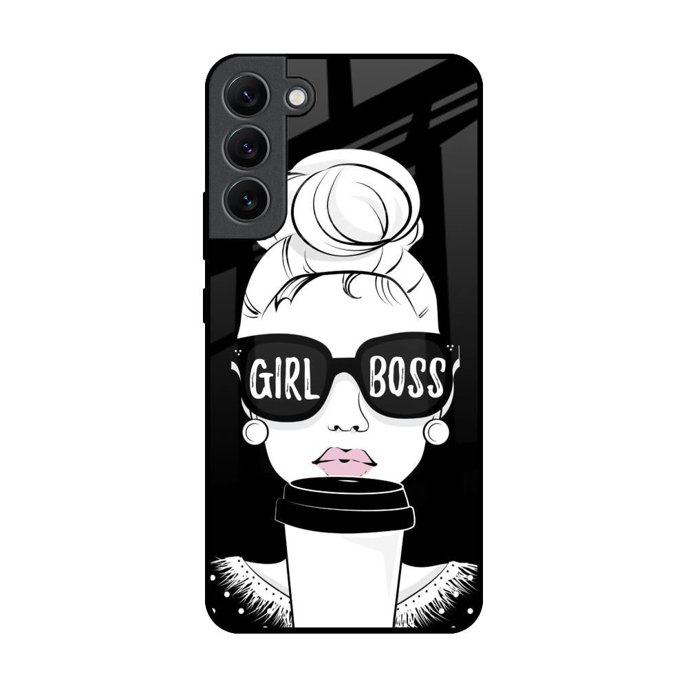 Girl Boss Samsung Galaxy S22 Plus 5G Glass Back Cover Online