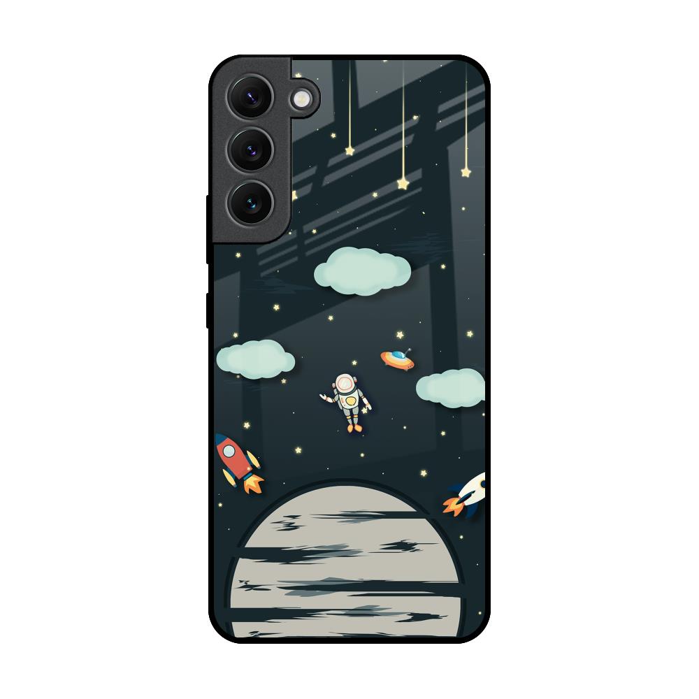 Astronaut Dream Samsung Galaxy S22 Plus 5G Glass Back Cover Online